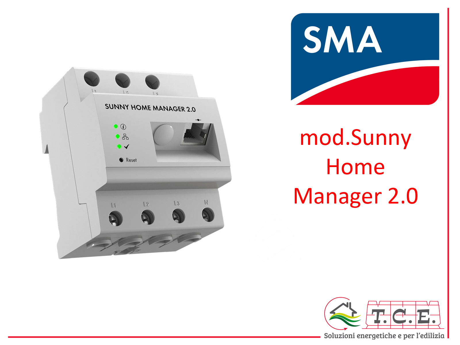 Monitoraggio Per Fotovoltaico Sma Sunny Home Manager 2 0 Bluetooth Kit 2 Prese Ebay